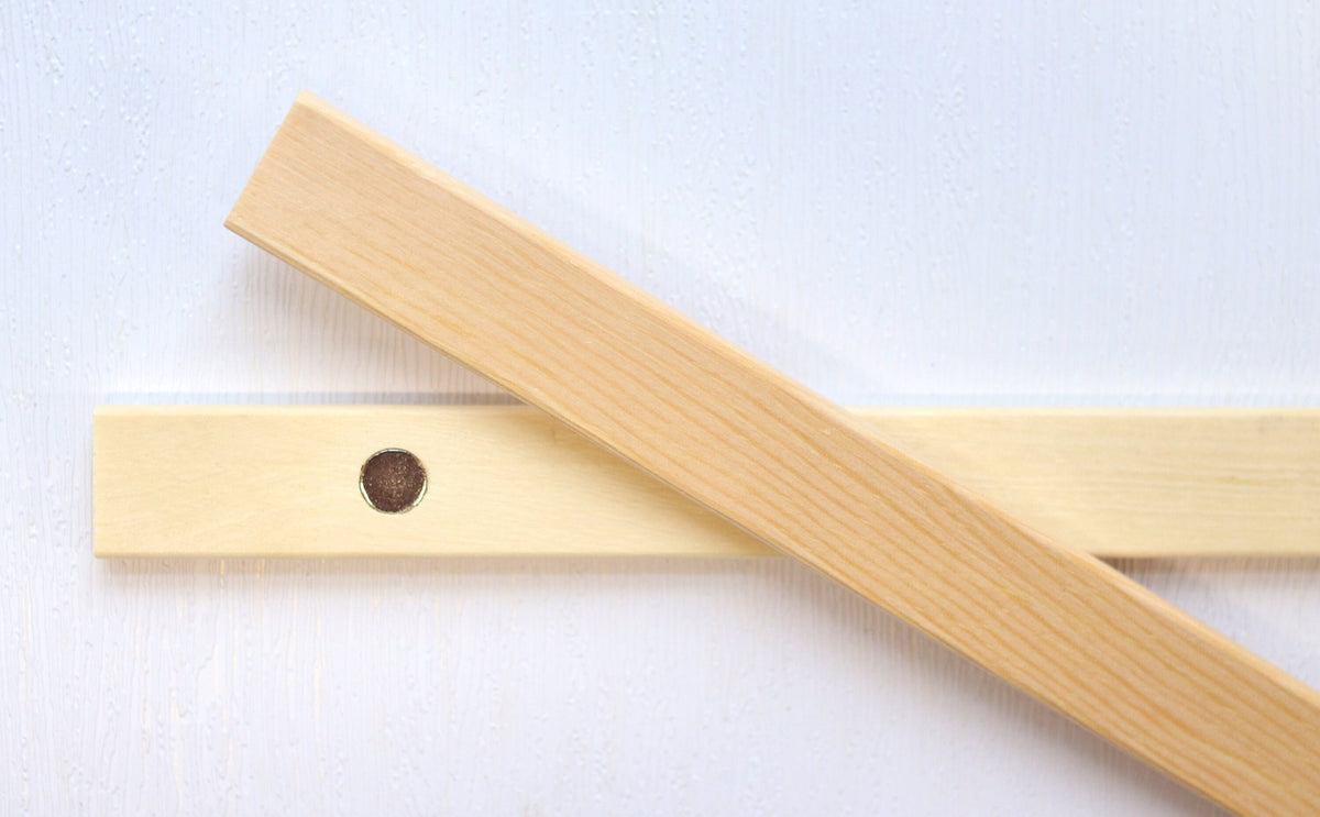 Wooden poster hanger frame