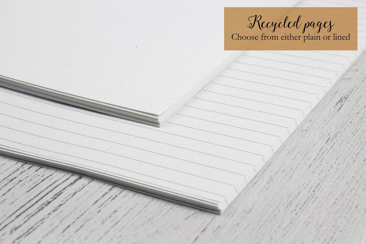 Bear A5 notebook - plain or lined pages
