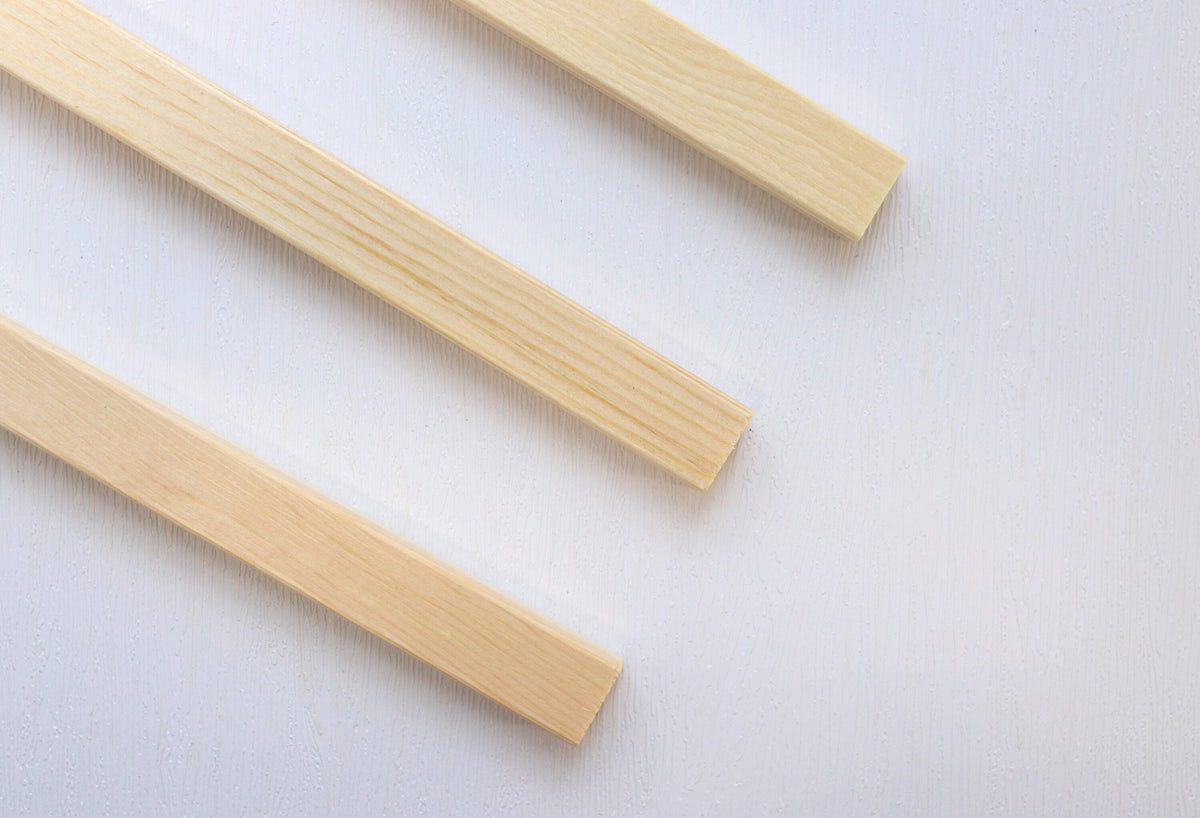 Wooden poster hanger frame