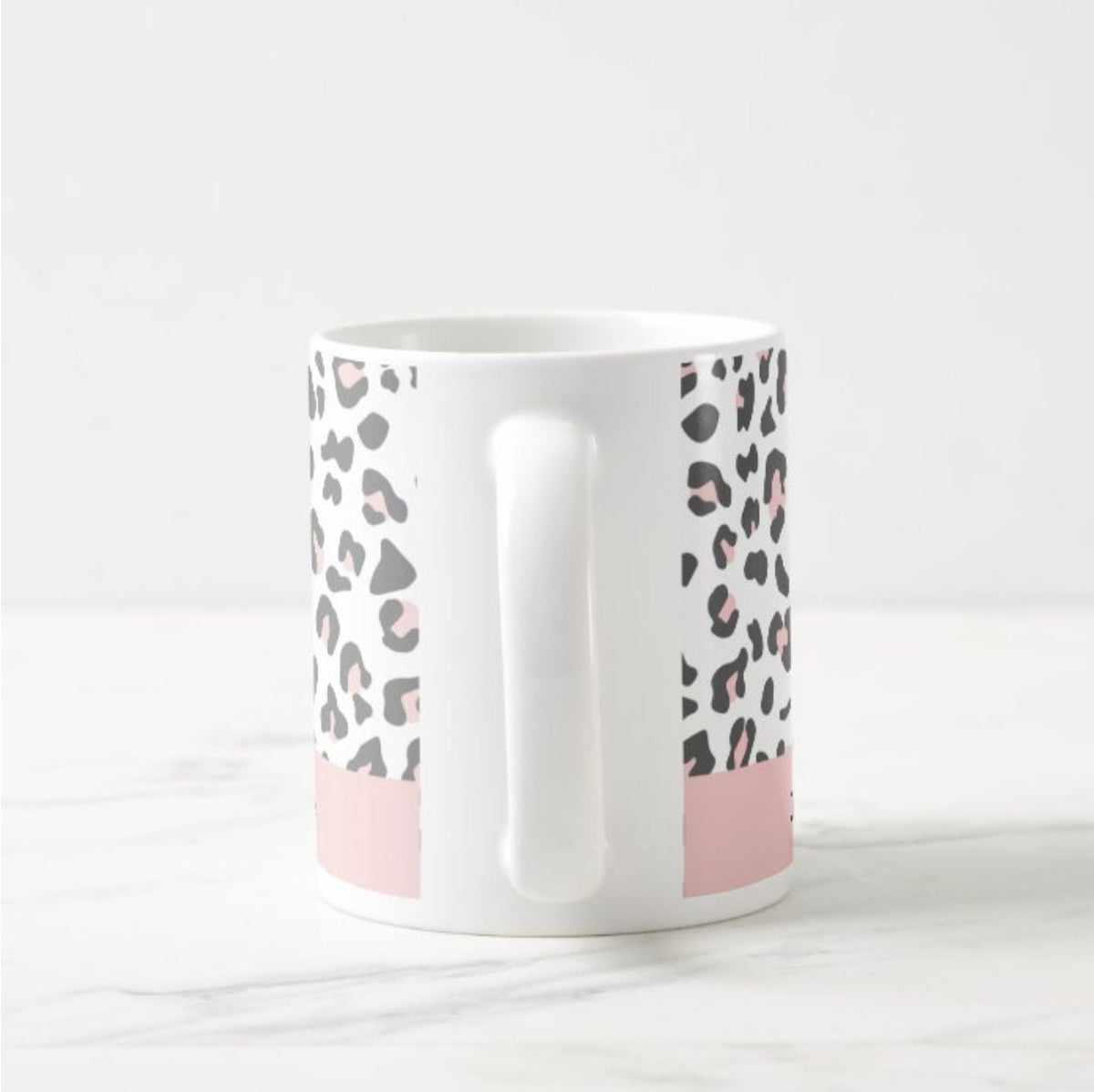 Leopard print mug