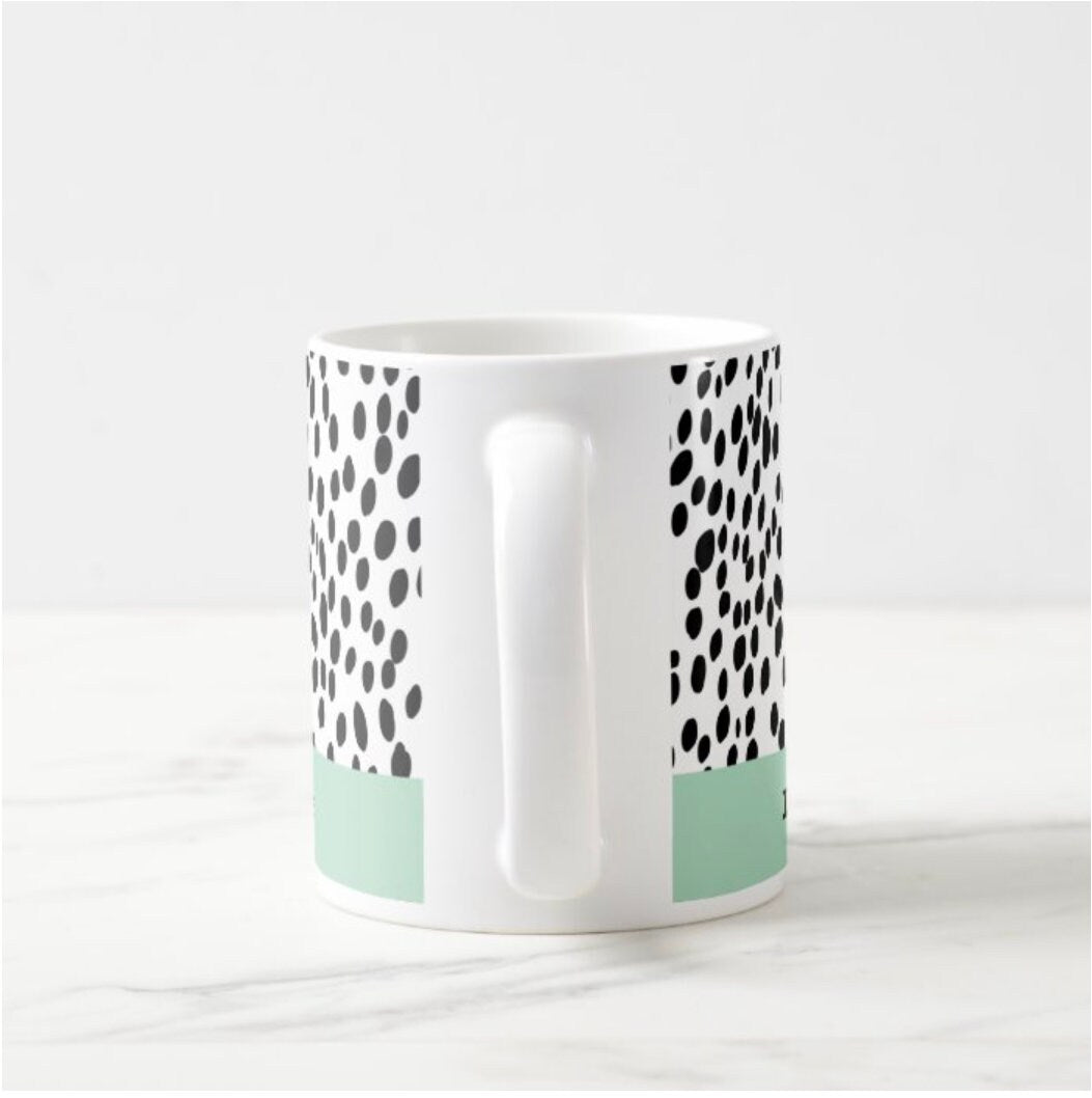 Animal print mug dalmatian spots
