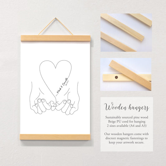 Couple print hands