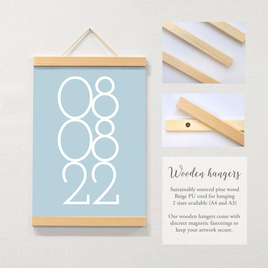 Personalised date print