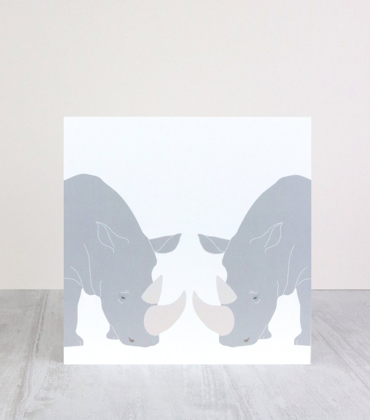 Rhino Greetings Card, Animal Lover Gift