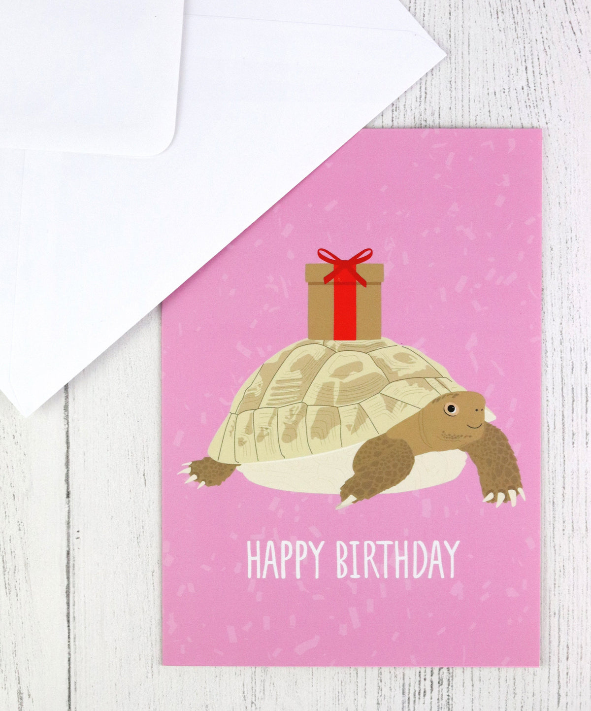 Tortoise turtle birthday card