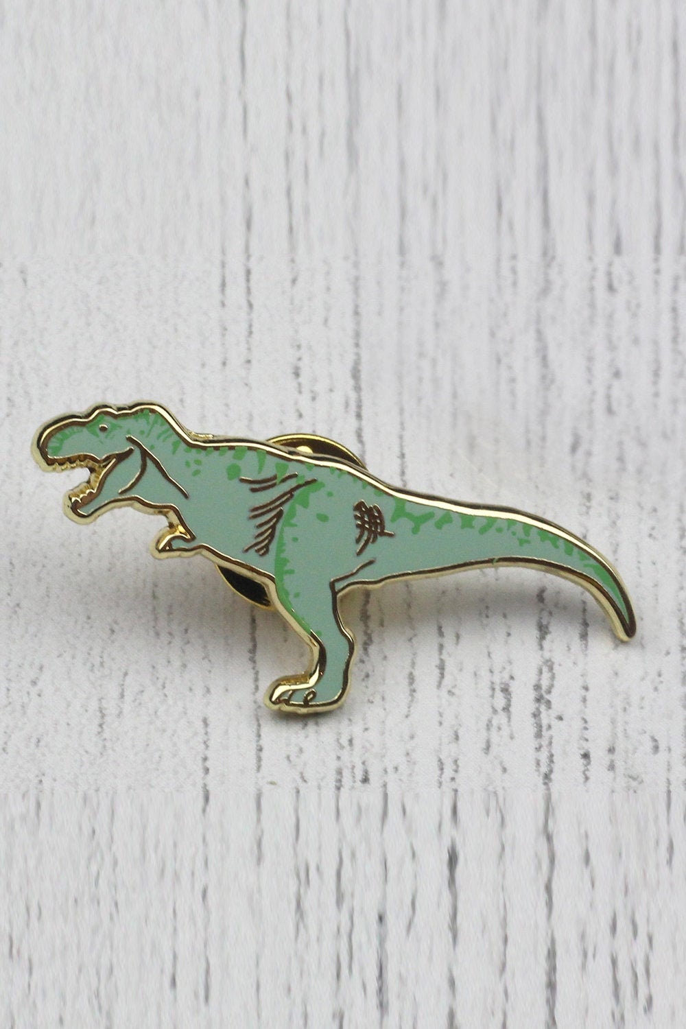 Dinosaur enamel pin badge