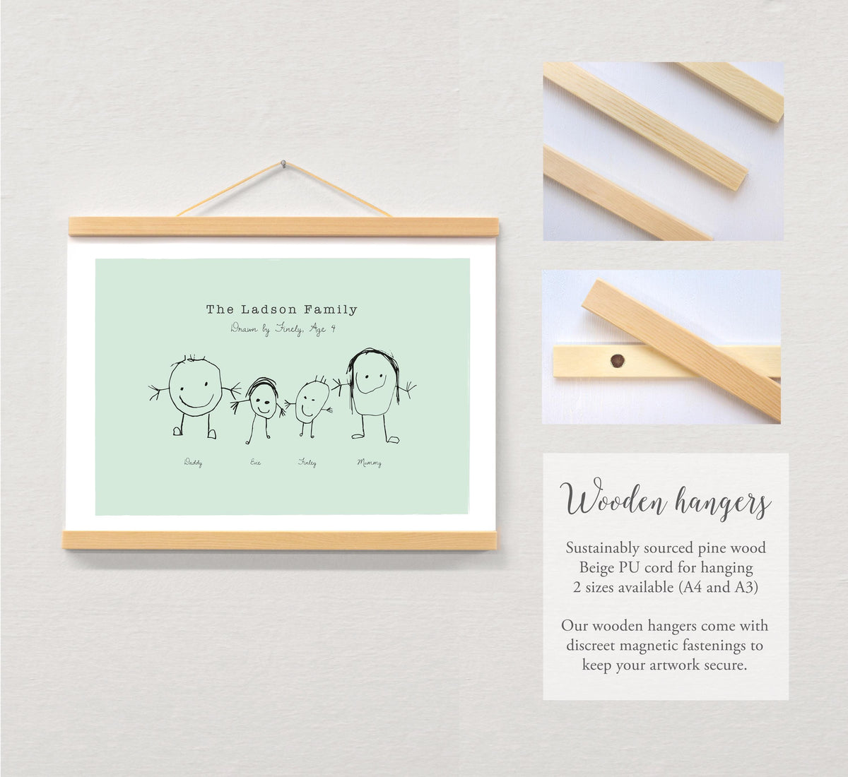 Family Portrait Drawing Personalised
