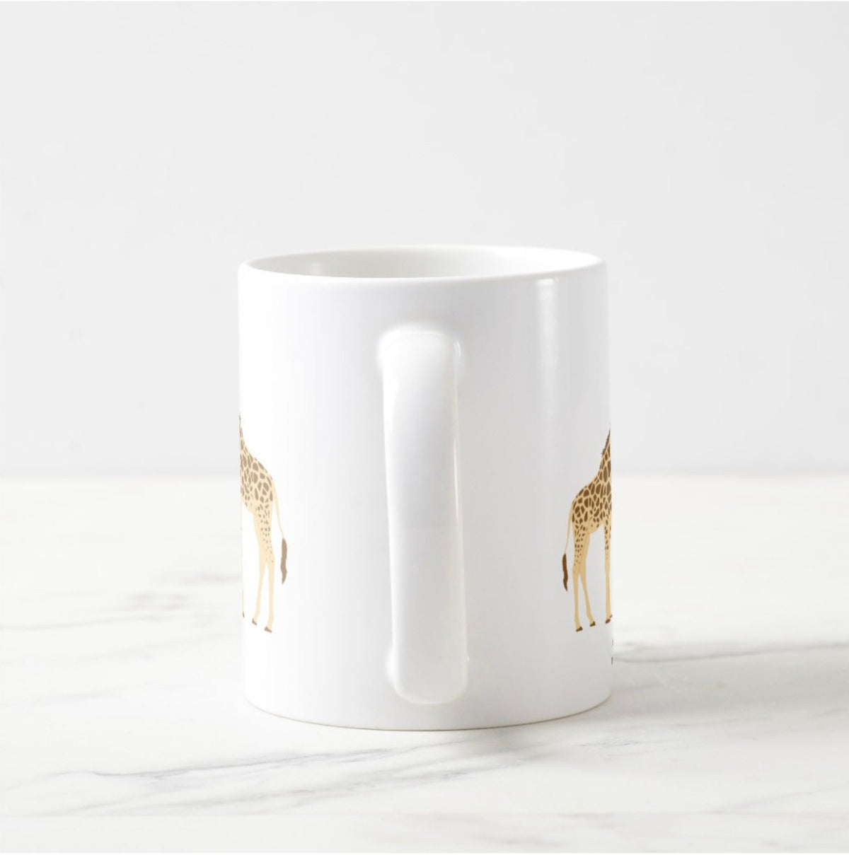 Personalised giraffe mug