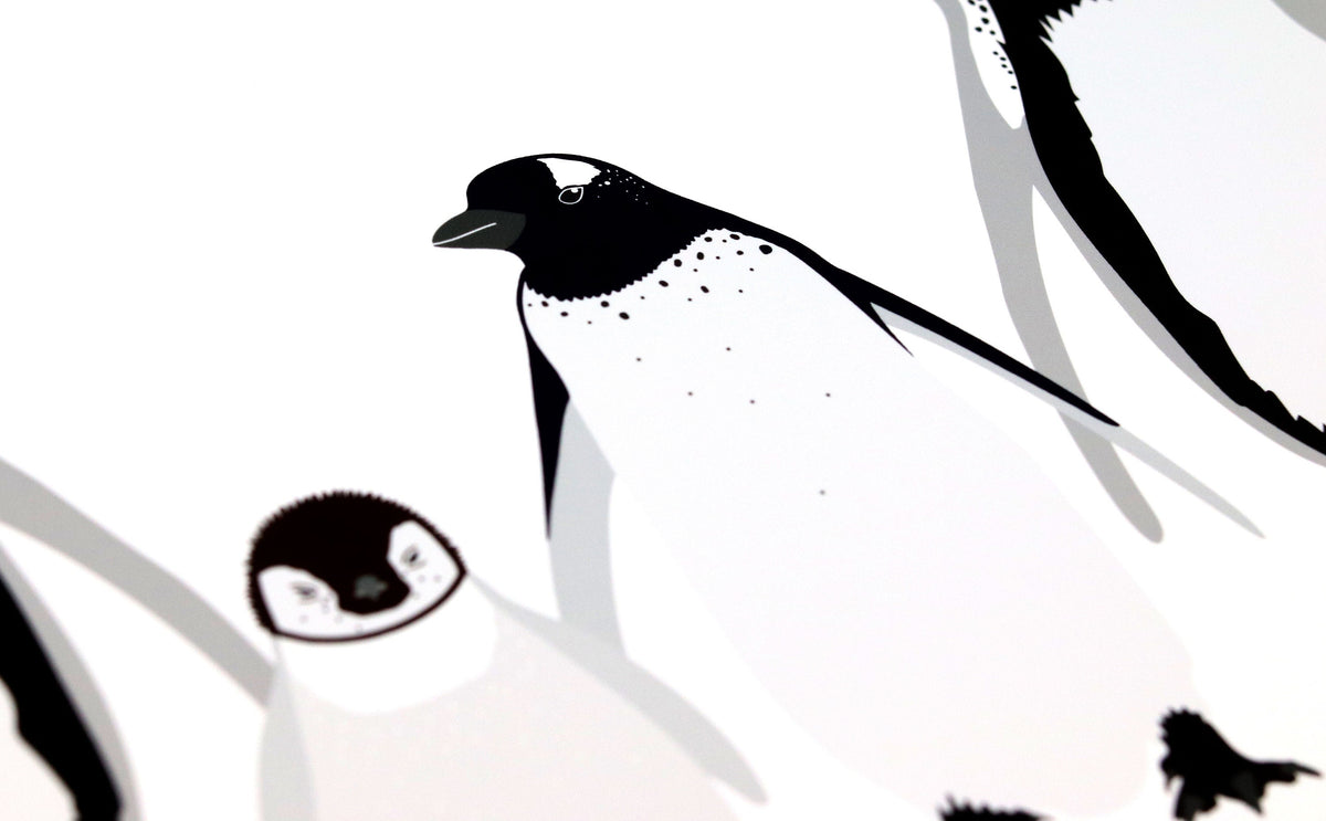Penguin Family Personalised Print