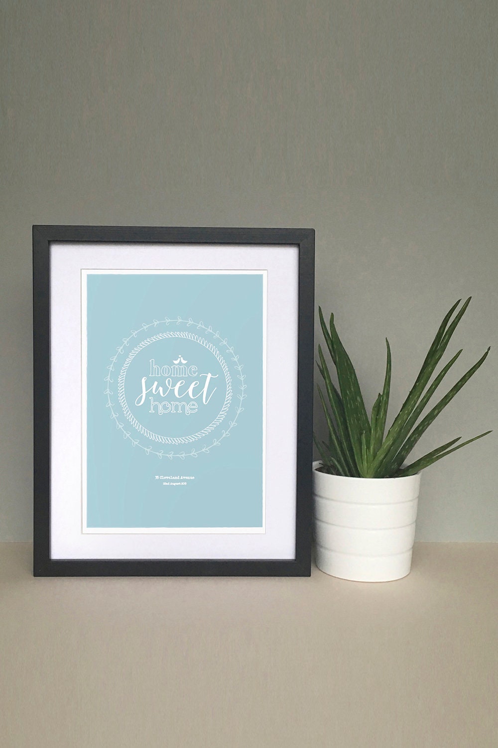 Housewarming personalised print