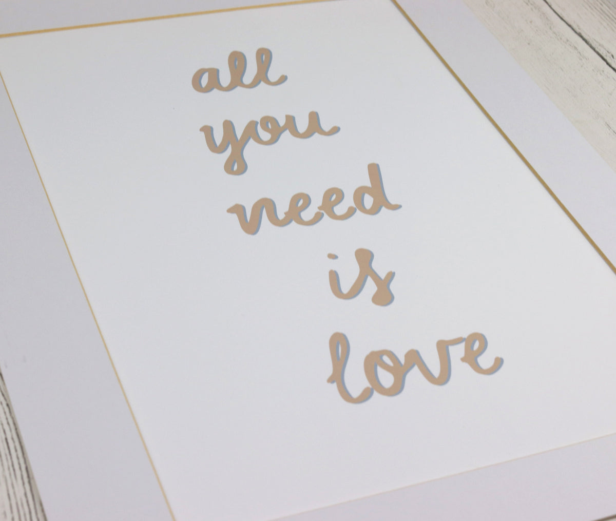 Love quote wall print