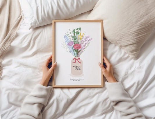 Personalised teacher thank you gift