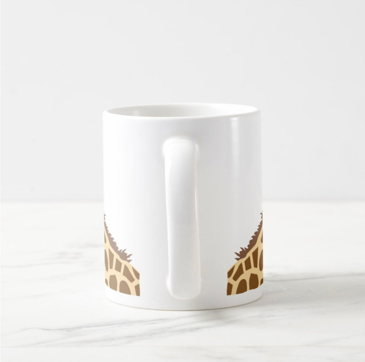 Giraffe Couple Mug: Giraffes in Love, Handmade Ceramic Mug