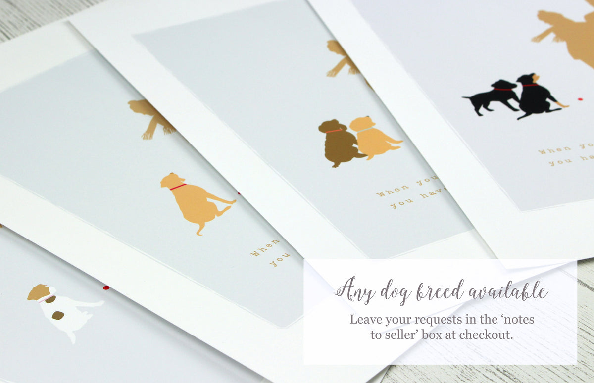Dog family print
