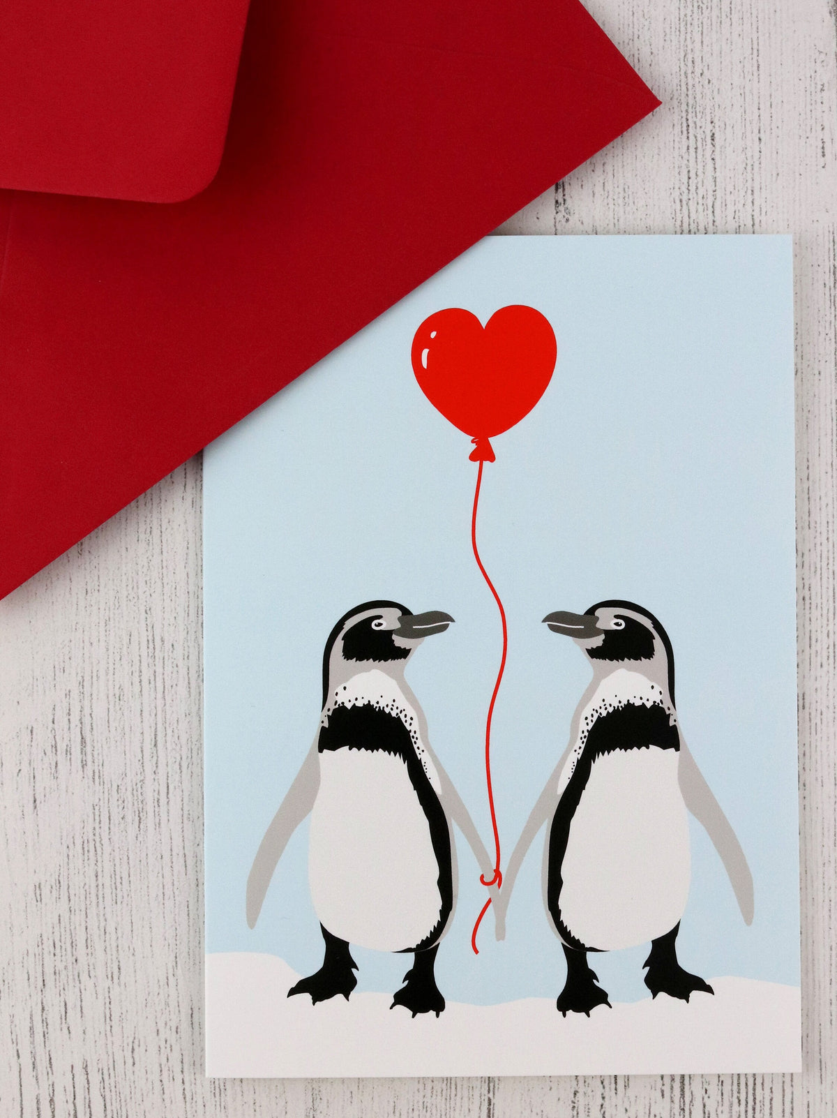 Penguin Christmas Card, Husband Christmas Card, Wife Christmas Card