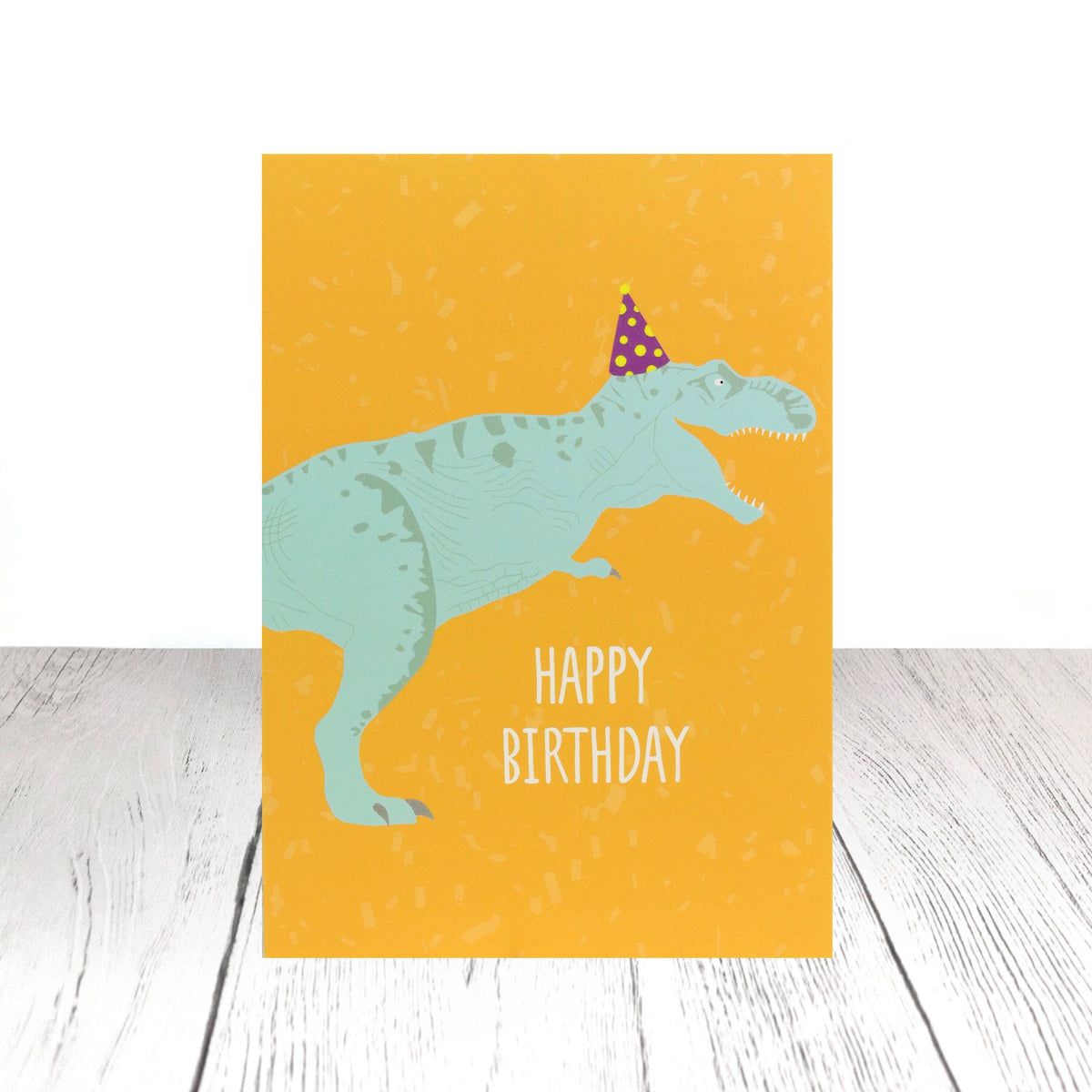 Dinosaur birthday card