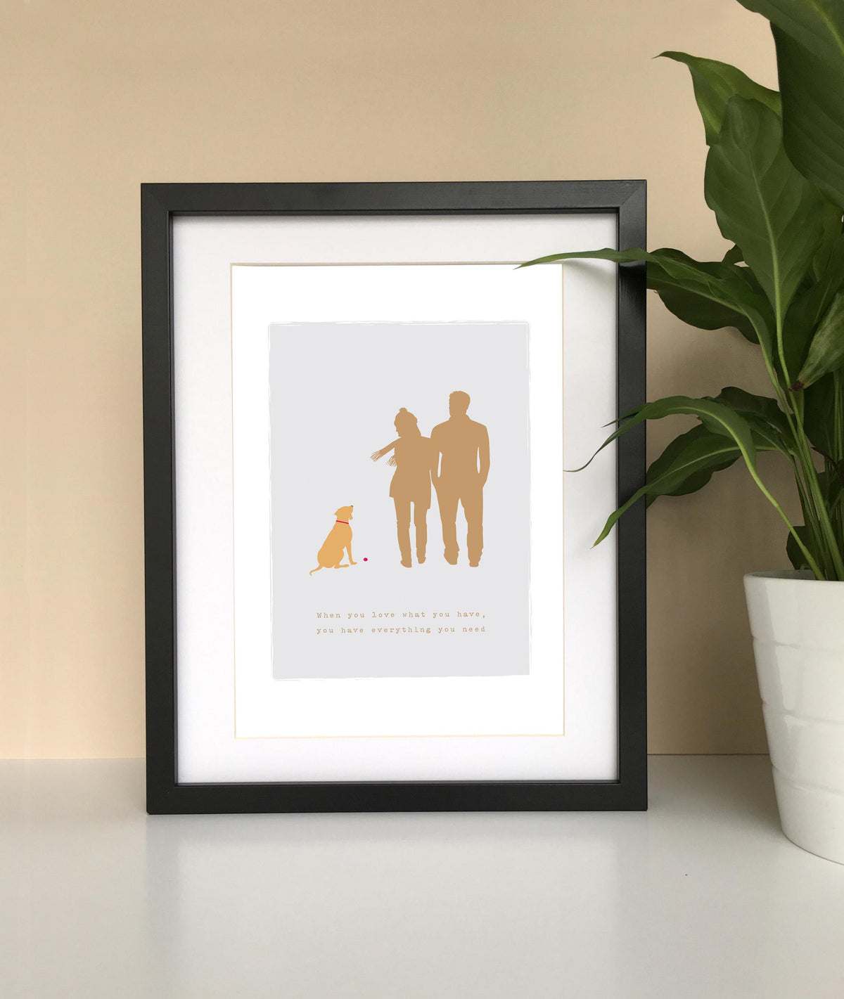 Dog family print