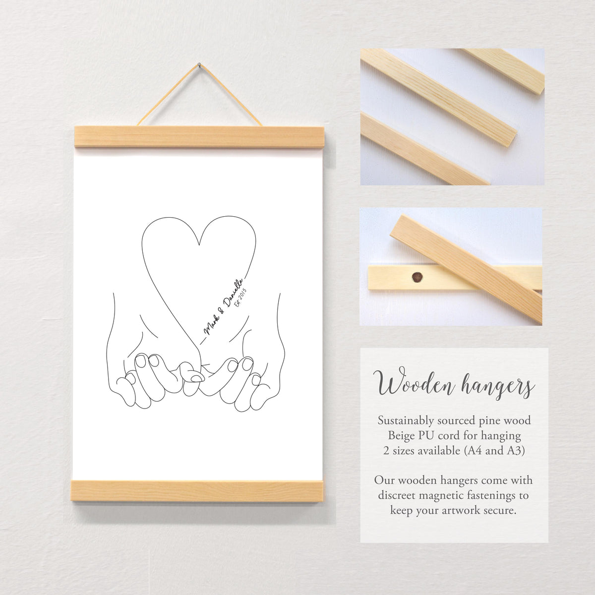 Couple print hands