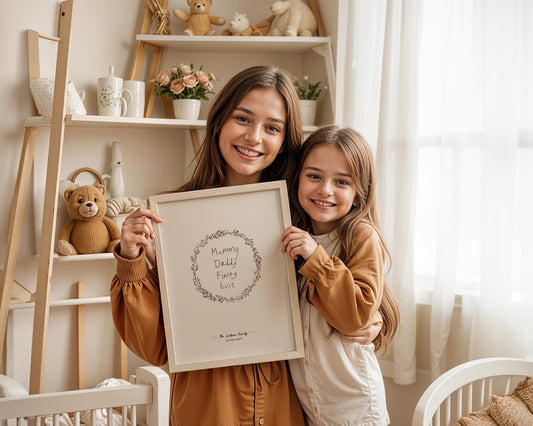 Family Christmas Gift, Family Keepsake Print