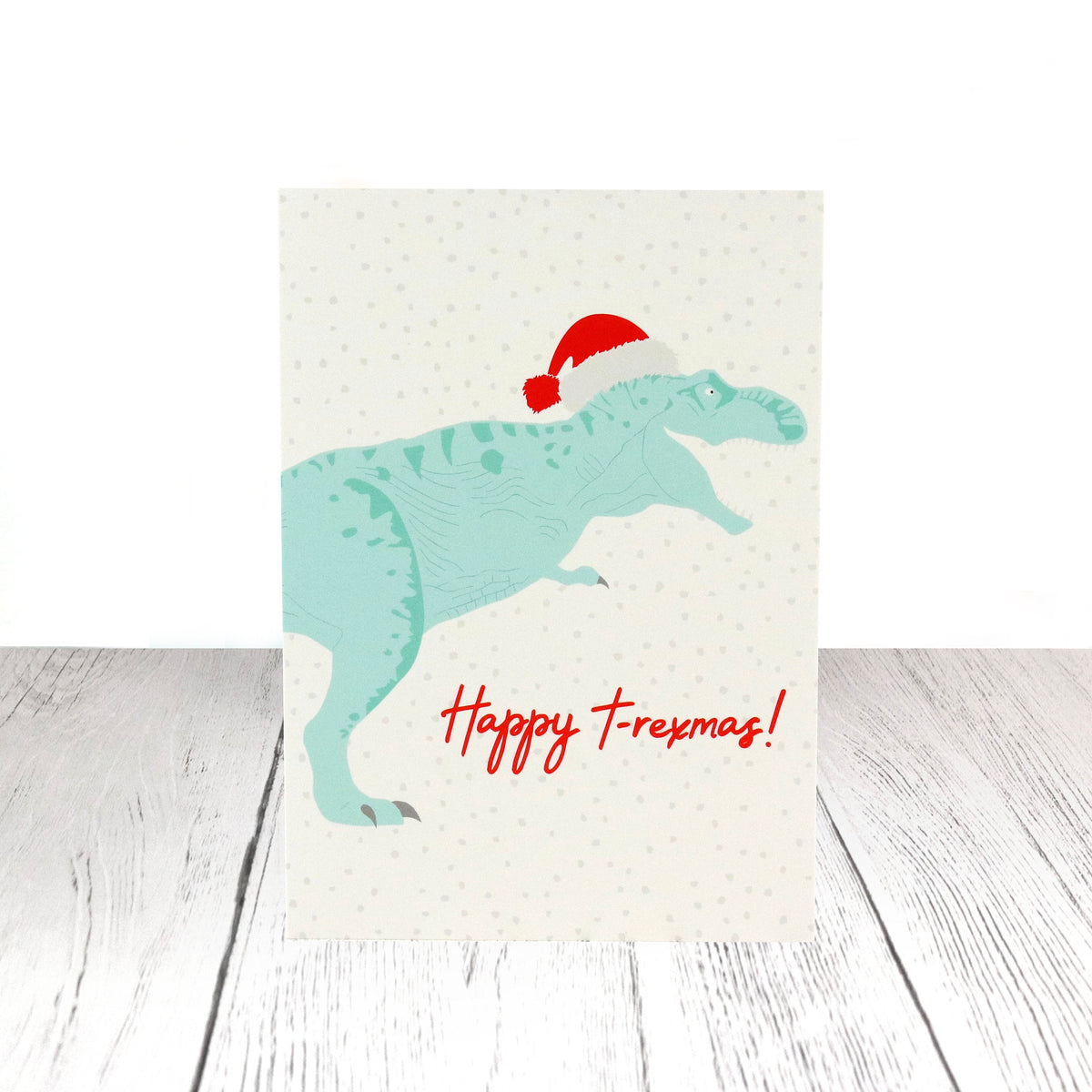 Dinosaur Christmas Card