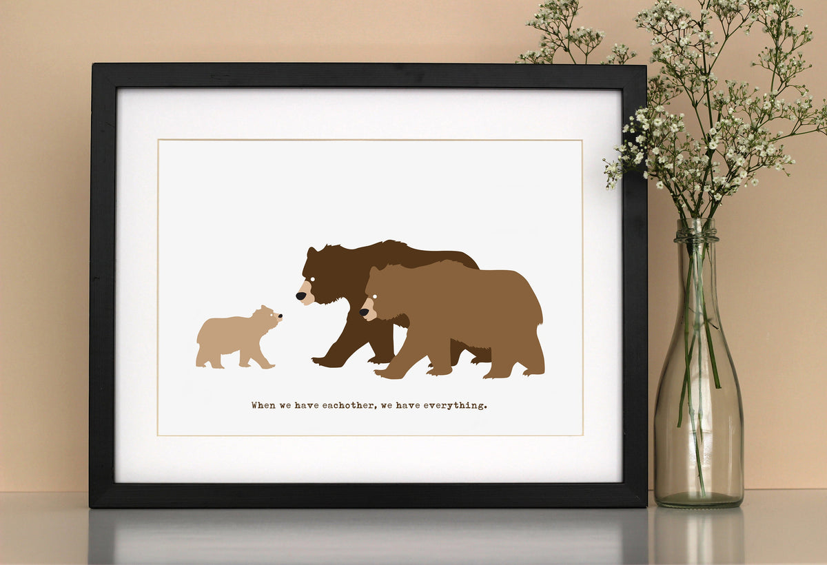 Bear nursery art