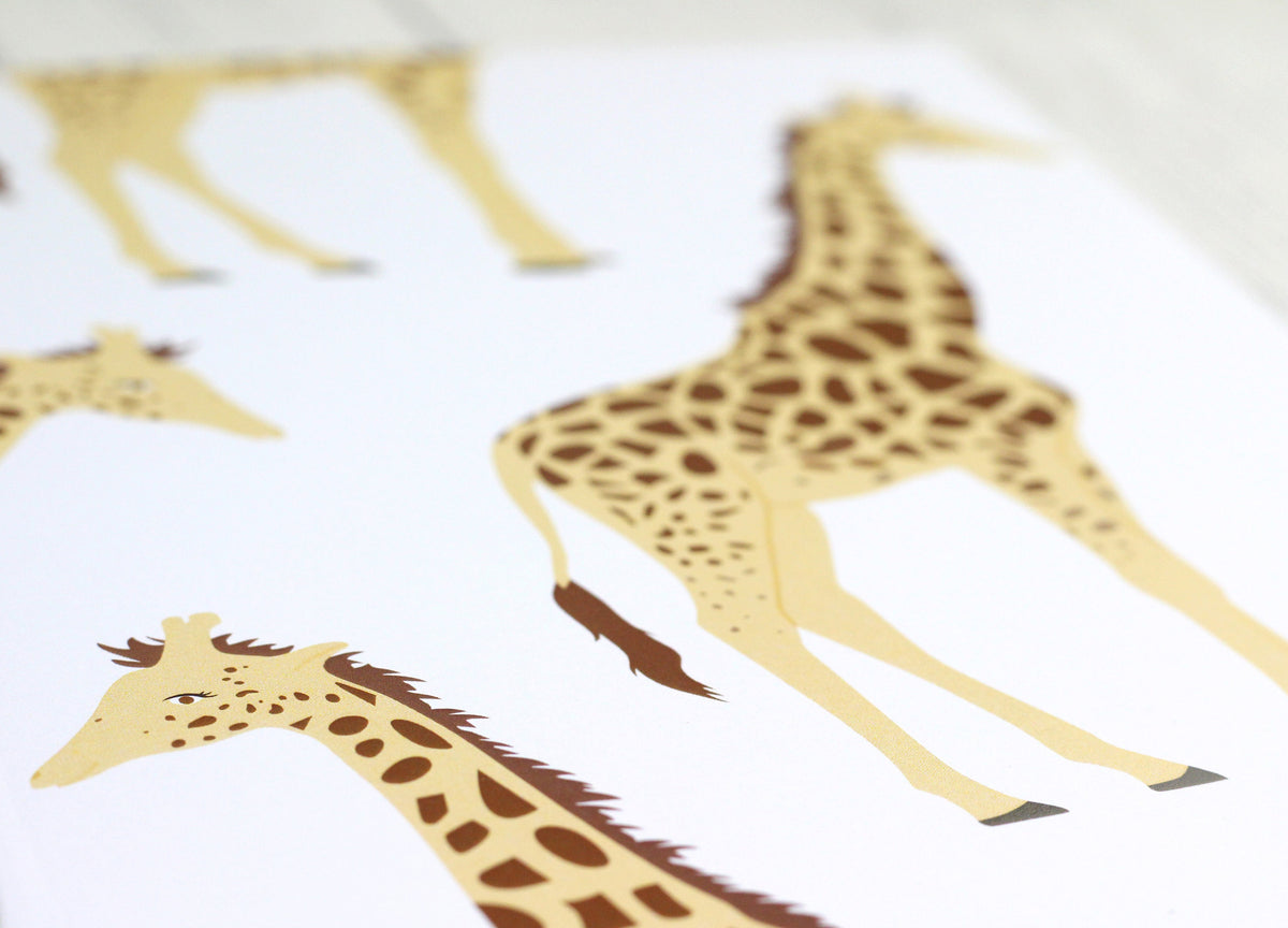 Giraffe A5 notebook - plain or lined pages
