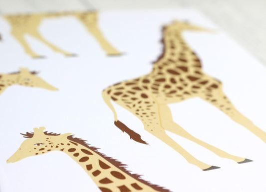 Giraffe A5 notebook - plain or lined pages