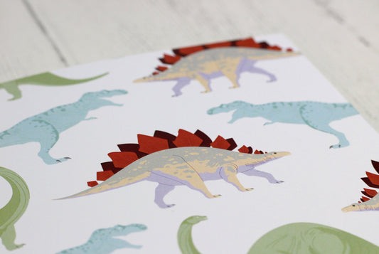 Dinosaur A5 notebook - plain or lined pages