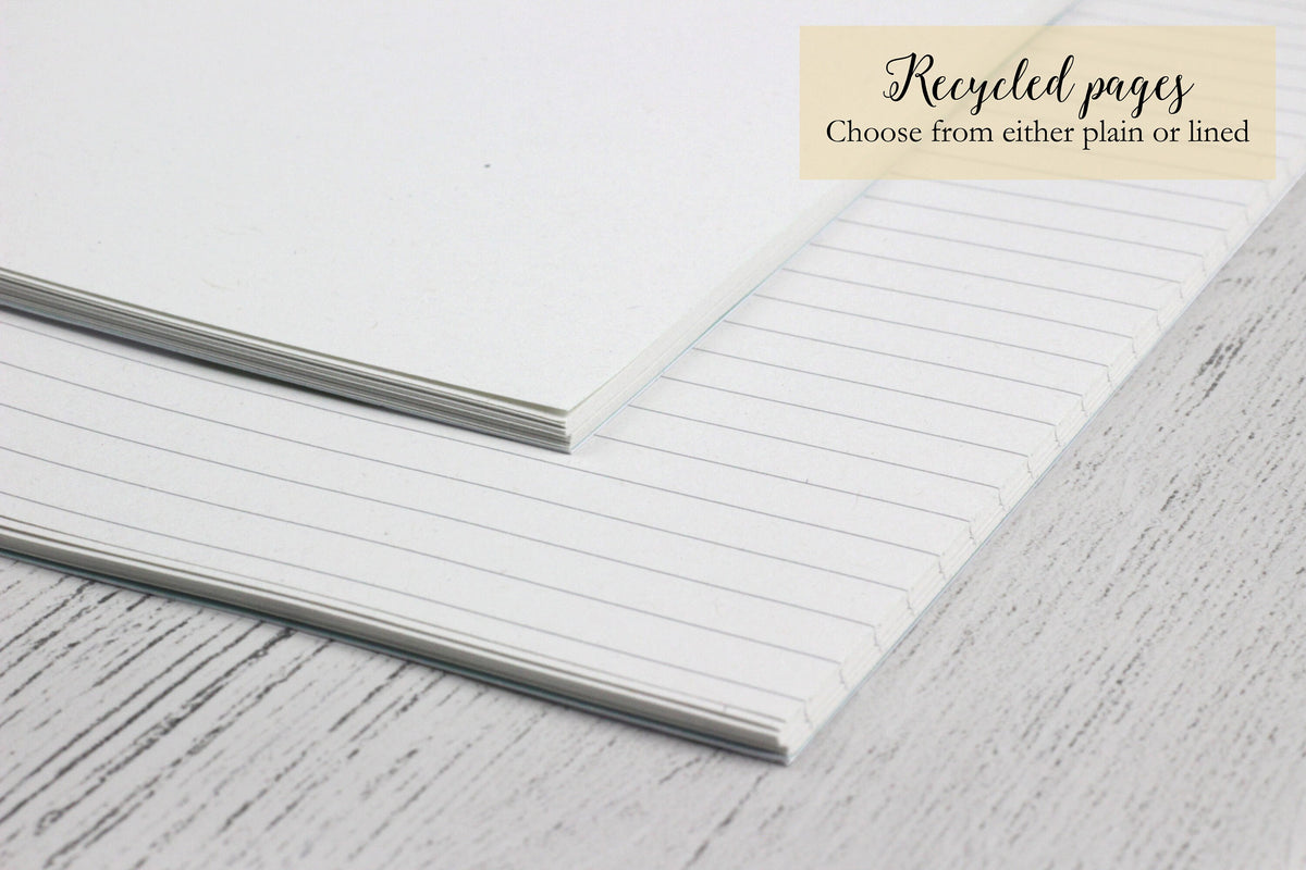 Giraffe A5 notebook - plain or lined pages