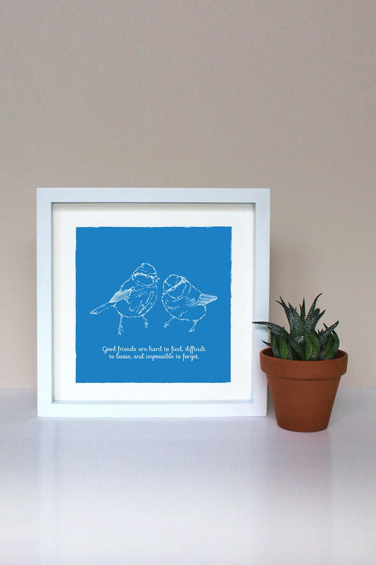 Best Friend Birds Print | Personalized Gift