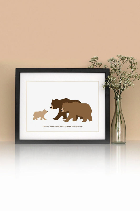 Bear nursery art