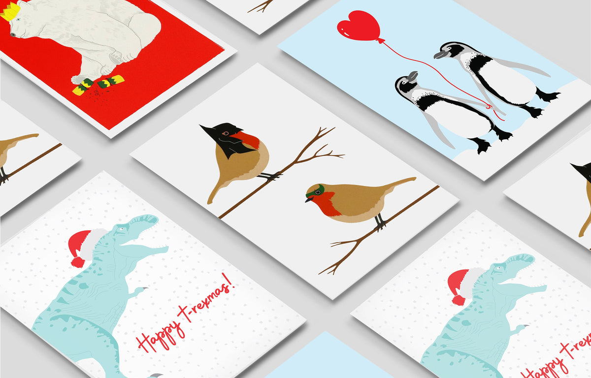Christmas Cards Pack - 4, 8 or 12