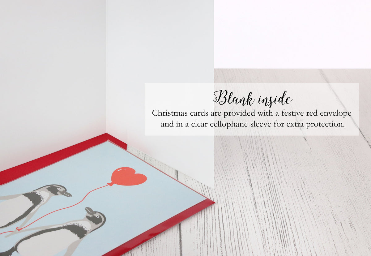 Penguin Christmas Card, Husband Christmas Card, Wife Christmas Card